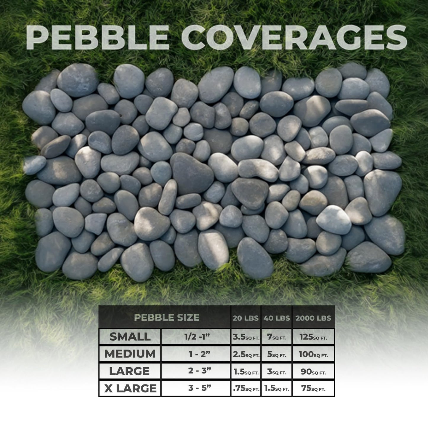 Handpicked Mexican Beach Pebbles 20 lb|Natural Unpolished Stones Perfect for Landscaping, Garden, Pathways, Crafts, Outdoor Décor|Decorative Rocks from Baja Peninsula.