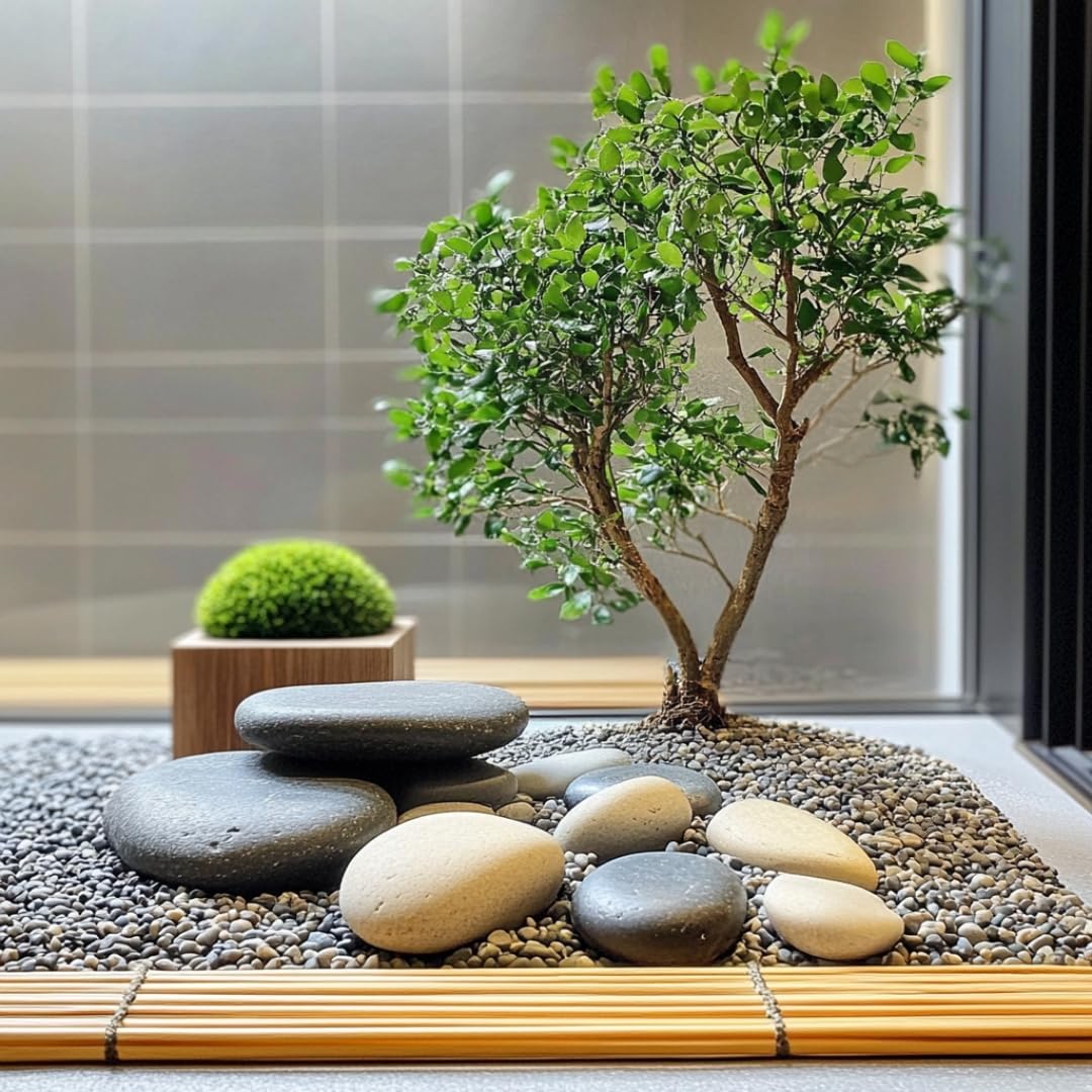 Handpicked Mexican Beach Pebbles 20 lb|Natural Unpolished Stones Perfect for Landscaping, Garden, Pathways, Crafts, Outdoor Décor|Decorative Rocks from Baja Peninsula.