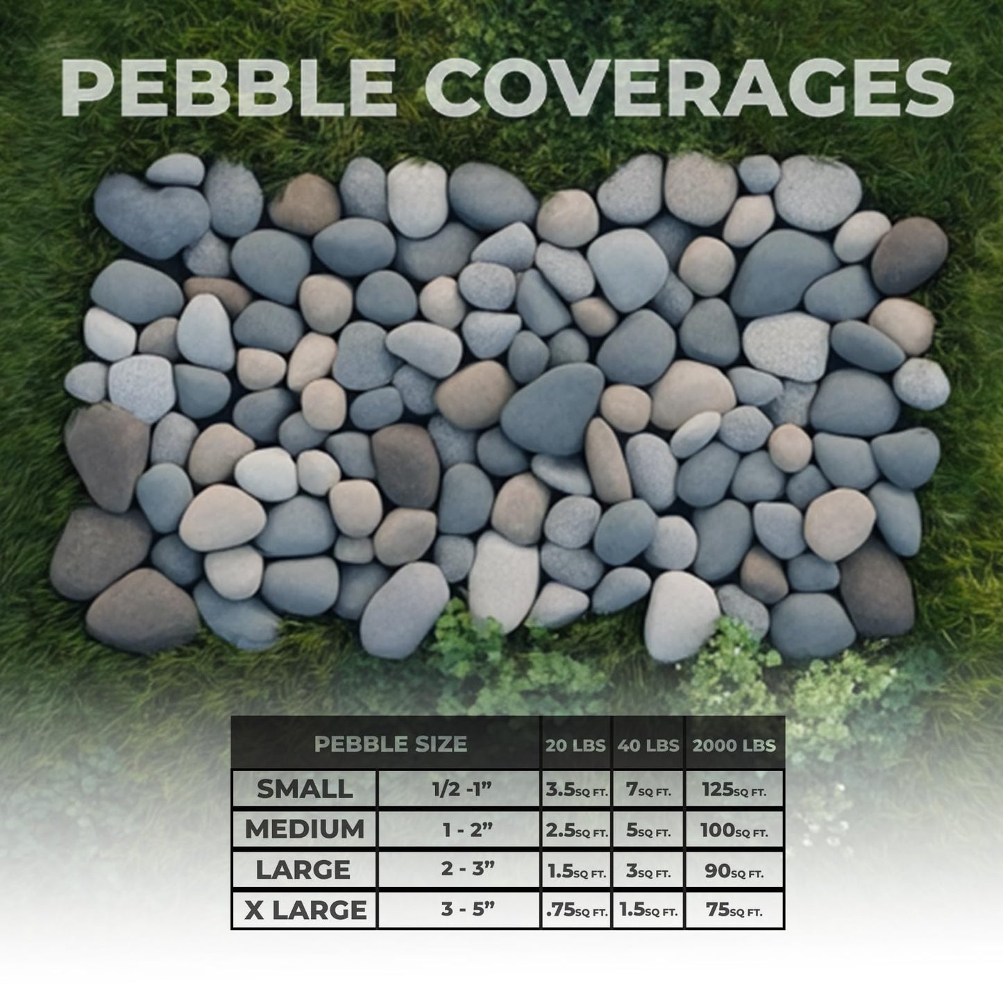 Handpicked Mexican Beach Pebbles 20 lb|Natural Unpolished Stones Perfect for Landscaping, Garden, Pathways, Crafts, Outdoor Décor|Decorative Rocks from Baja Peninsula.