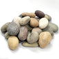 Handpicked Mexican Beach Pebbles 20 lb|Natural Unpolished Stones Perfect for Landscaping, Garden, Pathways, Crafts, Outdoor Décor|Decorative Rocks from Baja Peninsula.