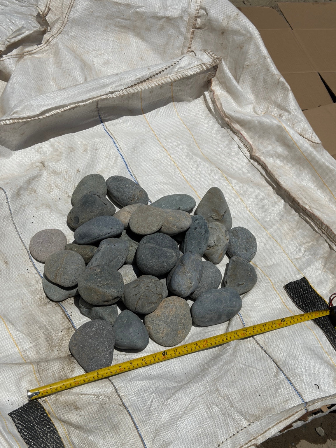 Black Mexican beach pebbles 3 to 5 inch — Pacific Pebble