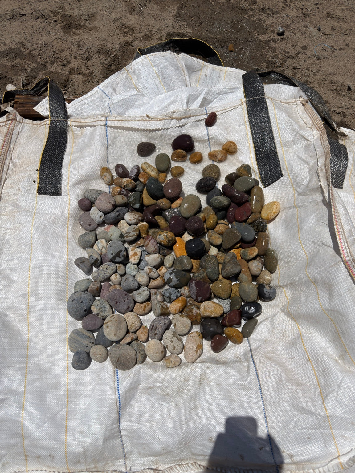 Mixed Mexican beach pebbles 1 to 2 inch — Pacific Pebble