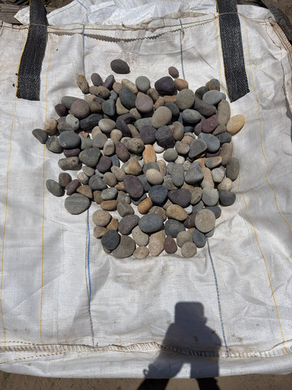 Mixed Mexican beach pebbles 1 to 2 inch — Pacific Pebble