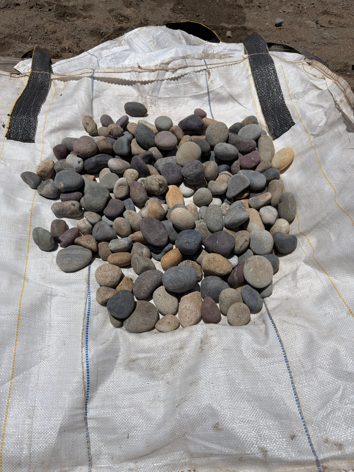 Mixed Mexican beach pebbles 1 to 2 inch — Pacific Pebble