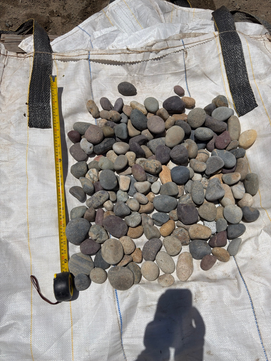 Mixed Mexican beach pebbles 1 to 2 inch — Pacific Pebble