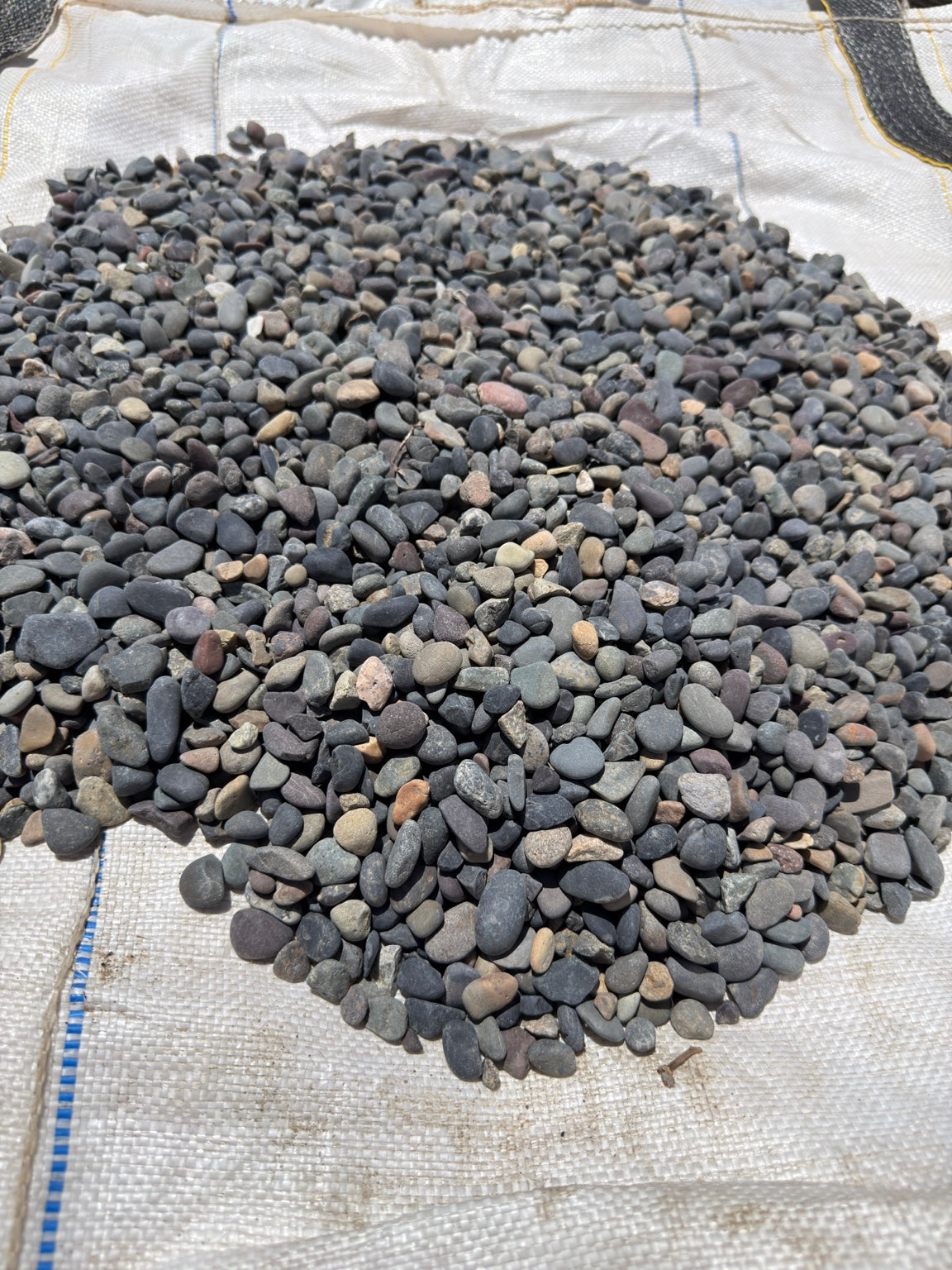 Mixed Mexican beach pebbles 1/4 inch — Pacific Pebble