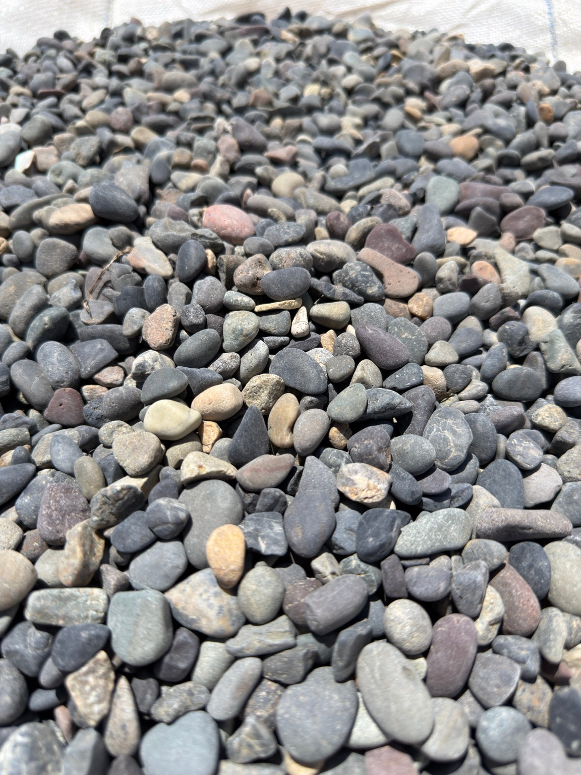 Mixed Mexican beach pebbles 1/4 inch — Pacific Pebble
