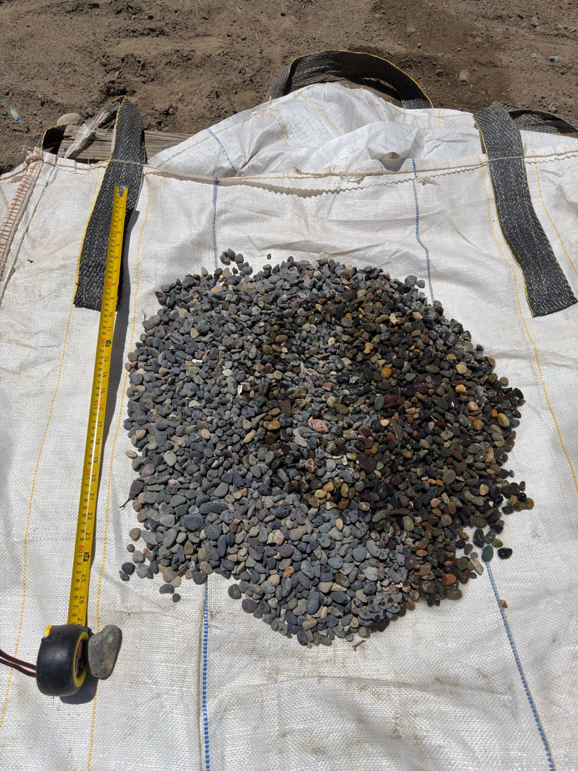 Mixed Mexican beach pebbles 1/4 inch — Pacific Pebble