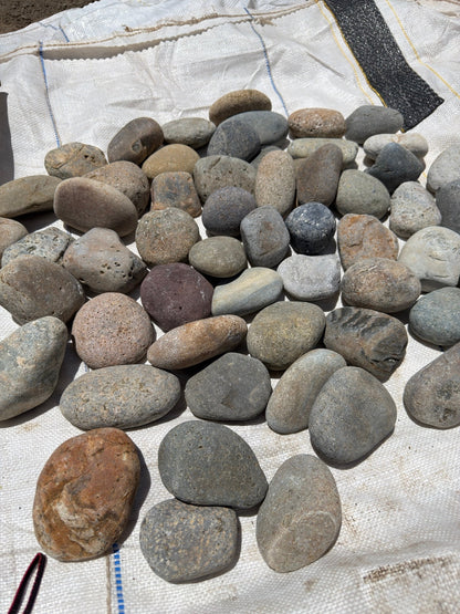 Mixed Mexican beach pebbles 2 to 3 inch — Pacific Pebble